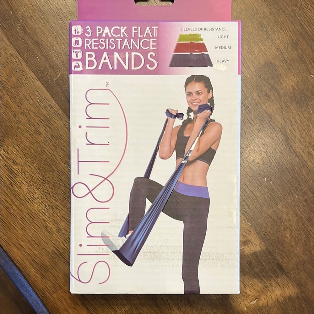 Slim & Trim Resistance Bands 3 Pack